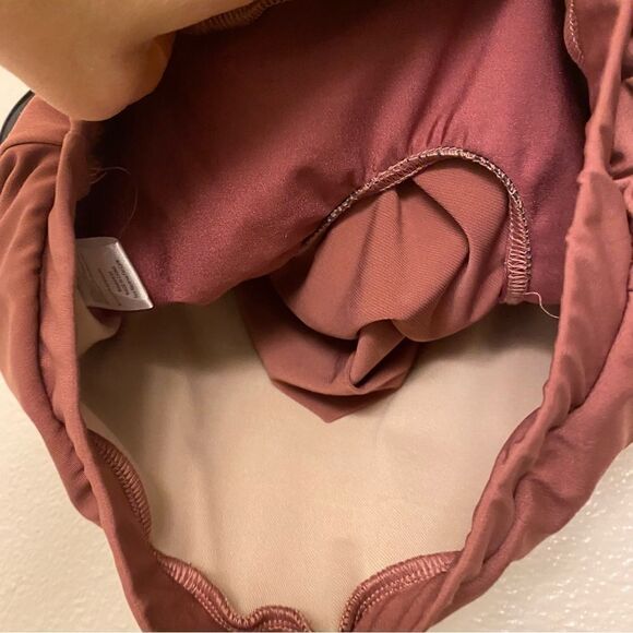 Weissman dance costume mauve Matte Jersey Cowl Crop Top MJ13035 Adult SA - Picture 8 of 9